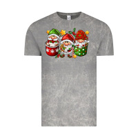 Coffee Cup Santa Gnomies Vintage Tee | Teevron