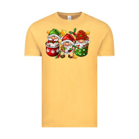 Vintage Mustard coffee cup santa gnomies Vintage Tee - FaDigitalArtStudio