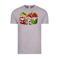 Vintage Zinc coffee cup santa gnomies Vintage Tee - FaDigitalArtStudio