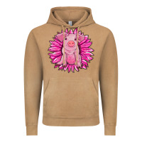 Vintage Camel pink sunflower pig Vintage Hoodie - RanaPortraitStore