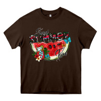 Chocolate Brown sweet summer time Heavy Core Tee - SublimationCraftShop