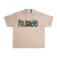 French Oak nurse Urban Heavy Tee - CowhideDigitalArt