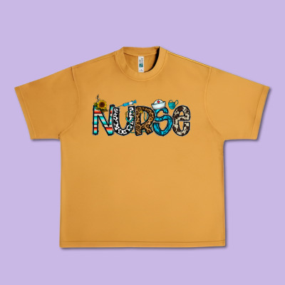 Nurse Urban Heavy Tee Designed By Cowhidedigitalart