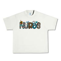 Pistachio nurse Urban Heavy Tee - CowhideDigitalArt