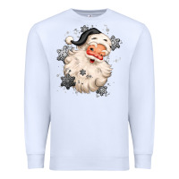 White white christmas santa claus Premium Sweatshirt - MaliasSmallBusiness