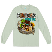 Matcha cowboys don't die Long Sleeve Tee - AdoDesignShop
