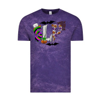 Cloud Purple slp Vintage Tee - CowhideDigitalArt
