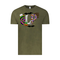 Vintage Olive slp Vintage Tee - CowhideDigitalArt