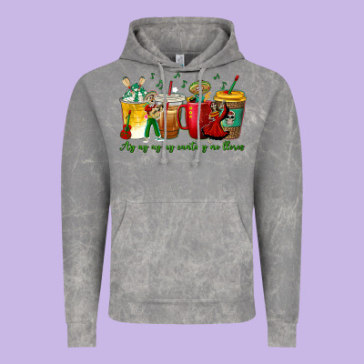Ay Ay  Ay Ay Canta Y No Llores Coffee Cups Vintage Hoodie Designed By Texasbilliewilder