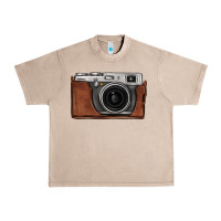 French Oak vintage camera Urban Heavy Tee - FaDigitalArtStudio