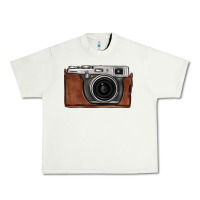Pistachio vintage camera Urban Heavy Tee - FaDigitalArtStudio