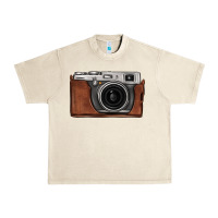 Sandshell vintage camera Urban Heavy Tee - FaDigitalArtStudio