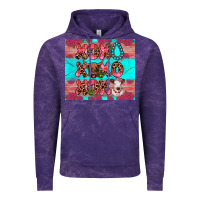 Cloud Purple xoxo calf heifer Vintage Hoodie - JahusDesignShop