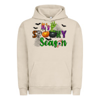 Pigment French Oak It's Spooky Season Urban Hoodie - texasbilliewilder