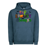 Pigment Midnight Navy It's Spooky Season Urban Hoodie - texasbilliewilder