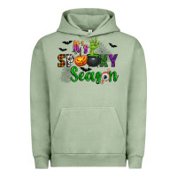Pigment Oil Green It's Spooky Season Urban Hoodie - texasbilliewilder