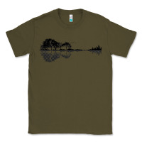 Army Green Nature Guitar Classic Tee - Bettercallsaul