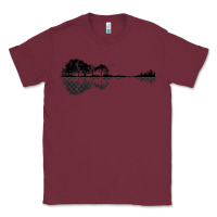 Burgundy Nature Guitar Classic Tee - Bettercallsaul
