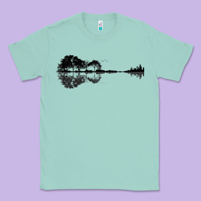 Nature Guitar Classic Tee Designed By Bettercallsaul