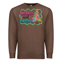 Chestnut merry and bright christmas tree Premium Sweatshirt - MaliasSmallBusiness