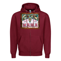 Burgundy western bull skull mama mousepad Zipper Hoodie - BarkalooDesign