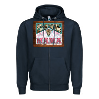 Navy western bull skull mama mousepad Zipper Hoodie - BarkalooDesign