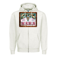 Oatmeal Heather western bull skull mama mousepad Zipper Hoodie - BarkalooDesign