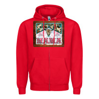 Red western bull skull mama mousepad Zipper Hoodie - BarkalooDesign