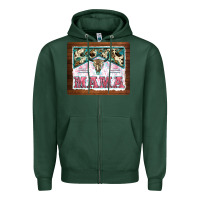 Sports Green western bull skull mama mousepad Zipper Hoodie - BarkalooDesign
