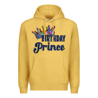 Antique Gold birthday prince Premium Hoodie - Artiststas