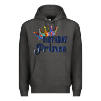 Charcoal Heather birthday prince Premium Hoodie - Artiststas