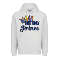 Dove Grey birthday prince Premium Hoodie - Artiststas