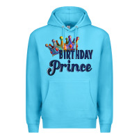 Ocean Blue birthday prince Premium Hoodie - Artiststas
