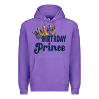 Purple birthday prince Premium Hoodie - Artiststas