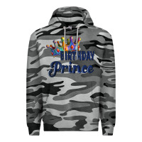 Slate Camo birthday prince Premium Hoodie - Artiststas