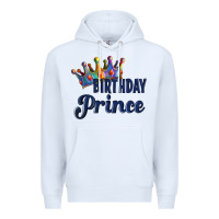 White birthday prince Premium Hoodie - Artiststas