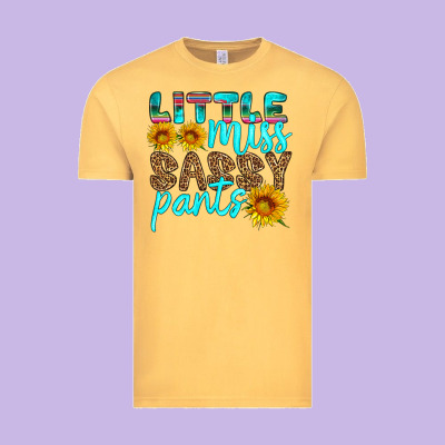 Little Miss Sassy Pants Vintage Tee Designed By Hra Design Shop