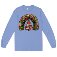 Colony Blue trees rainbow Long Sleeve Tee - JahusDesignShop