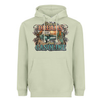 Matcha runs on dreams and gasoline truck western Heavyweight Hoodie - NancyCooperArtShop