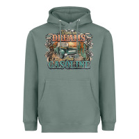 Sage runs on dreams and gasoline truck western Heavyweight Hoodie - NancyCooperArtShop