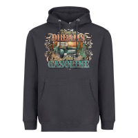 Smoke runs on dreams and gasoline truck western Heavyweight Hoodie - NancyCooperArtShop
