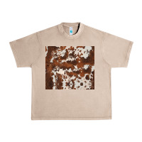 French Oak brown cowhide Urban Heavy Tee - BarkalooDesign