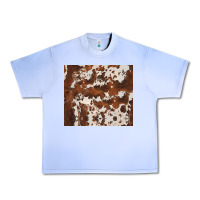 Grape Ice brown cowhide Urban Heavy Tee - BarkalooDesign
