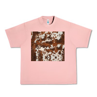 Salmon brown cowhide Urban Heavy Tee - BarkalooDesign