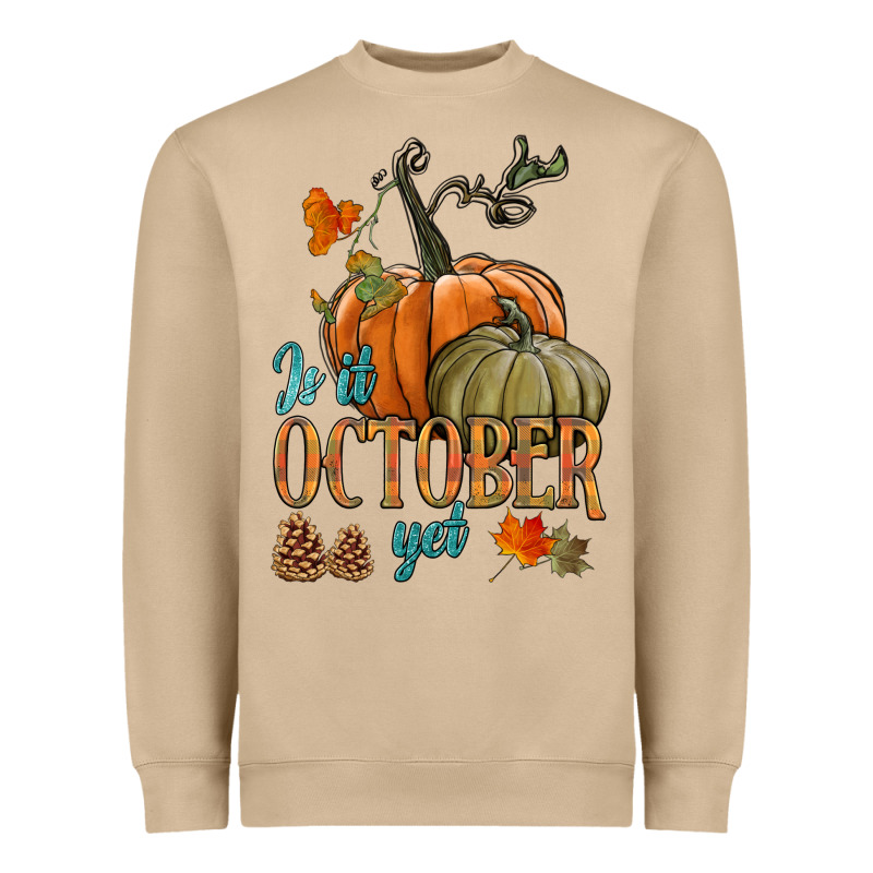 Is It October Yet Heavyweight Sweatshirt by HRA Design Shop | Teevron