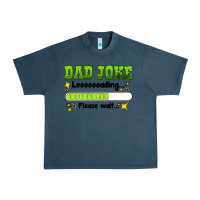 Midnight Navy dad joke loading please wait Urban Heavy Tee - HRA Design Shop