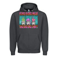 Smoke easter gnomes Zipper Hoodie - Jasminsmagicworld
