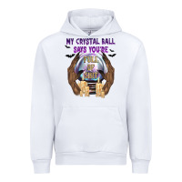 White My Crystal Ball Says You're Urban Hoodie - texasbilliewilder