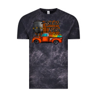 Cloud Black small town fall Vintage Tee - CowhideDigitalArt