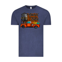 Vintage Denim small town fall Vintage Tee - CowhideDigitalArt